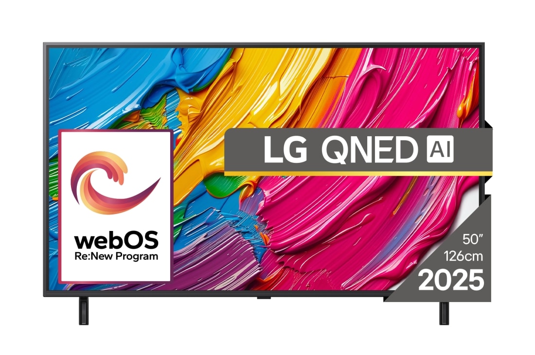 LG QNED80 AI de 50 inch, 4K Smart TV, 2025, 50QNED80A3A