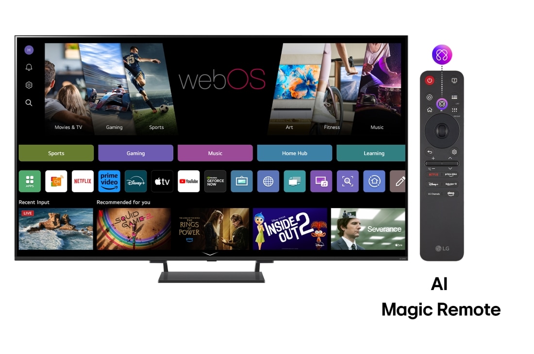 LG 85 inch, LG QNED evo AI QNED93 MiniLED, 4K Smart TV, 2025, 85QNED93A6A, thumbnail 4