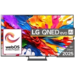 85 inch, LG QNED evo AI QNED93 MiniLED, 4K Smart TV, 20252