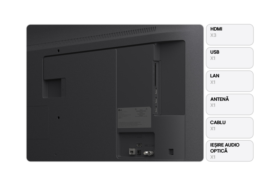 LG UHD AI UA75 de 55 inch, 4K Smart TV, 2025 , 55UA75003LA, thumbnail 2