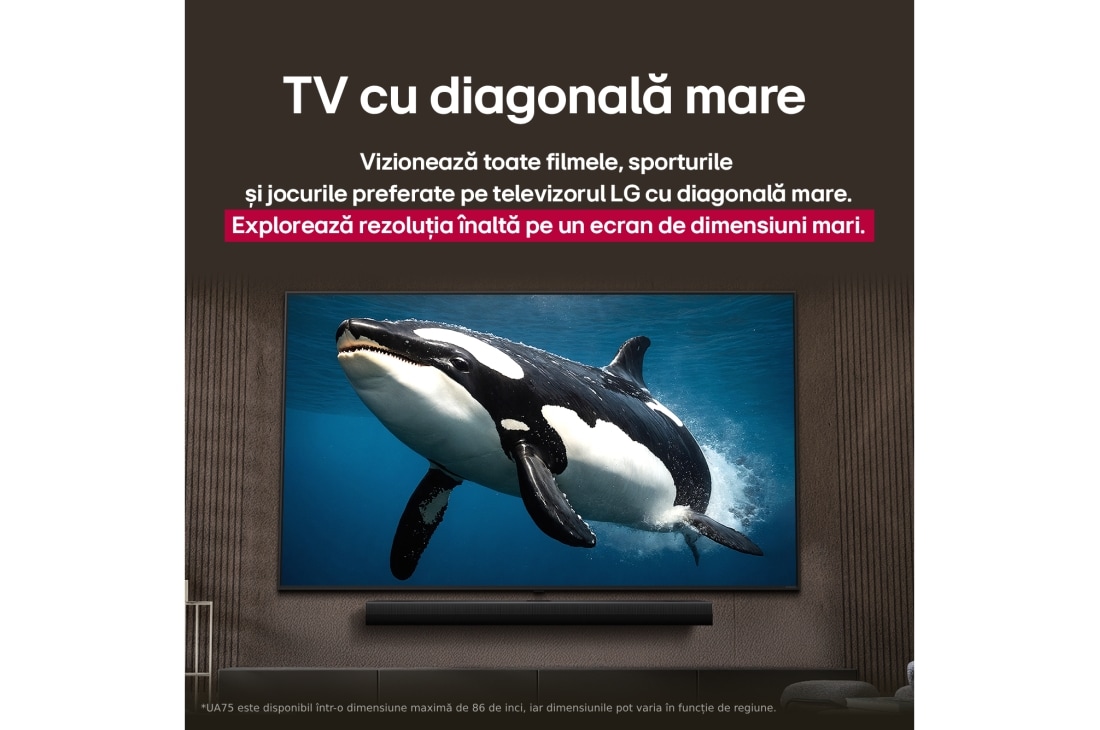 LG UHD AI UA75 de 86 inch,  4K Smart TV, 2025, 86UA75006LA, thumbnail 8