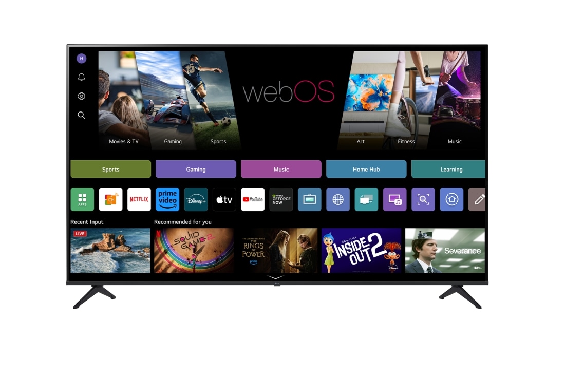 LG UHD AI UA75 de 75 inch,  4K Smart TV, 2025 , 75UA75006LA, thumbnail 4