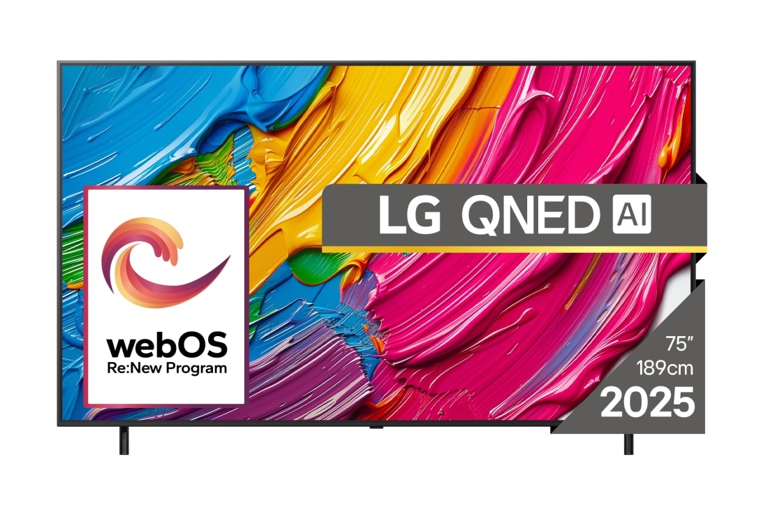 LG QNED80 AI de 75 inch, 4K Smart TV, 2025, 75QNED80A3A
