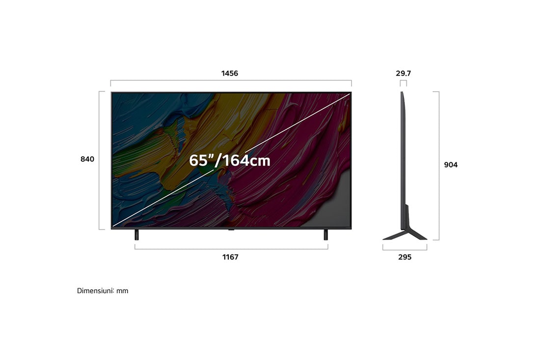 LG QNED80 AI de 65 inch, 4K Smart TV, 2025, 65QNED80A3A, thumbnail 6