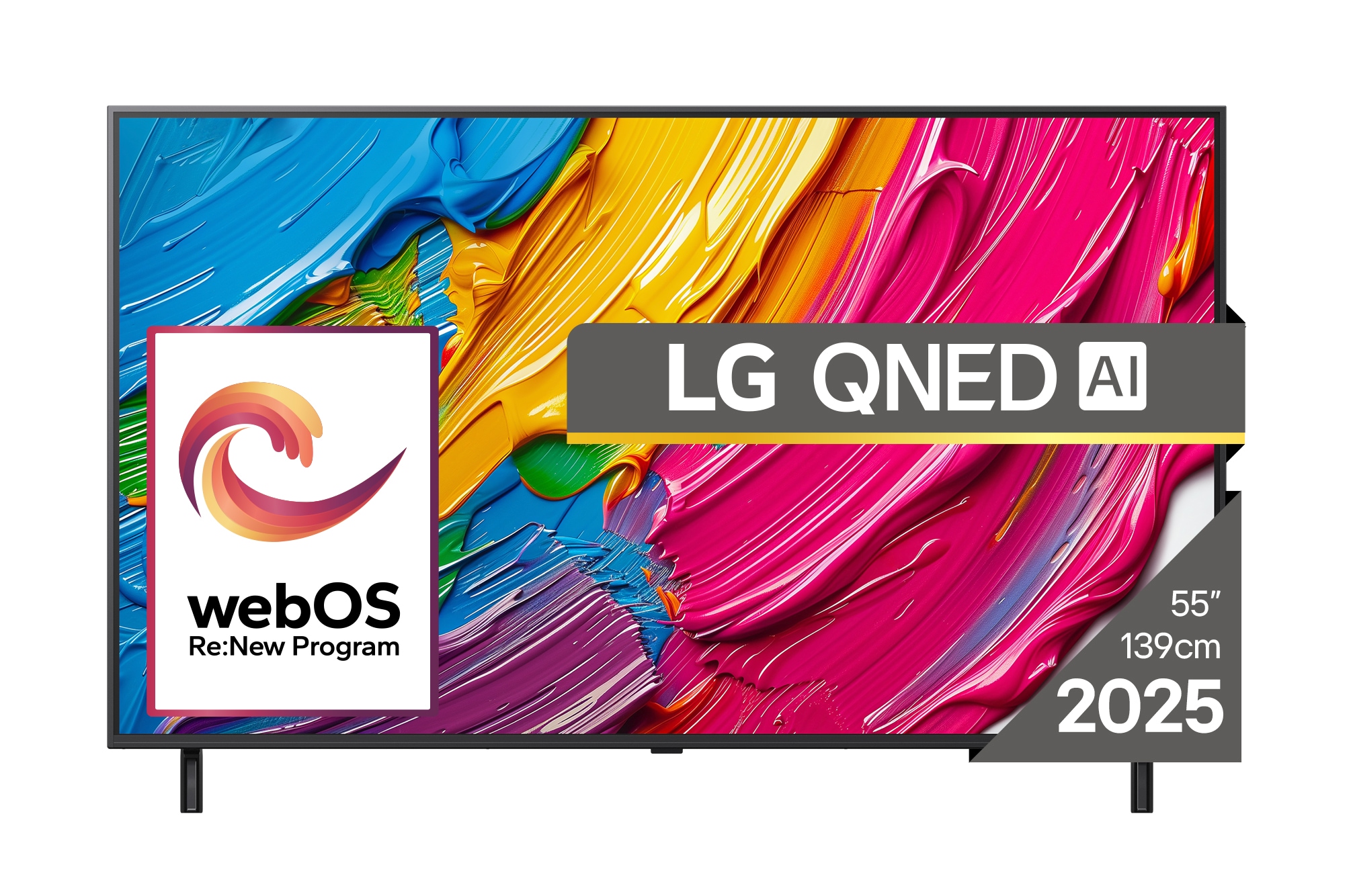 LG QNED80 AI de 55 inch, 4K Smart TV, 2025, 55QNED80A3A