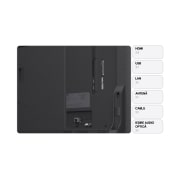 LG QNED84 AI de 65 inch, 4K Smart TV, 2025, vizualizare din spate, 65QNED84A3C, thumbnail 2