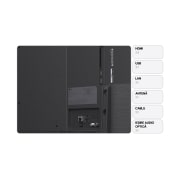 LG QNED84 AI de 55 inch, 4K Smart TV, 2025, vizualizare din spate, 55QNED84A3C, thumbnail 2