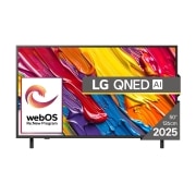 LG QNED84 AI de 50 inch, 4K Smart TV, 2025, Vizualizare față, 50QNED84A3C, thumbnail 1