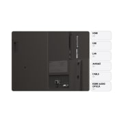 LG QNED84 AI de 50 inch, 4K Smart TV, 2025, vizualizare din spate, 50QNED84A3C, thumbnail 2