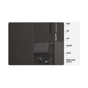 LG QNED84 AI de 43 inch, 4K Smart TV, 2025, vizualizare din spate, 43QNED84A3C, thumbnail 2