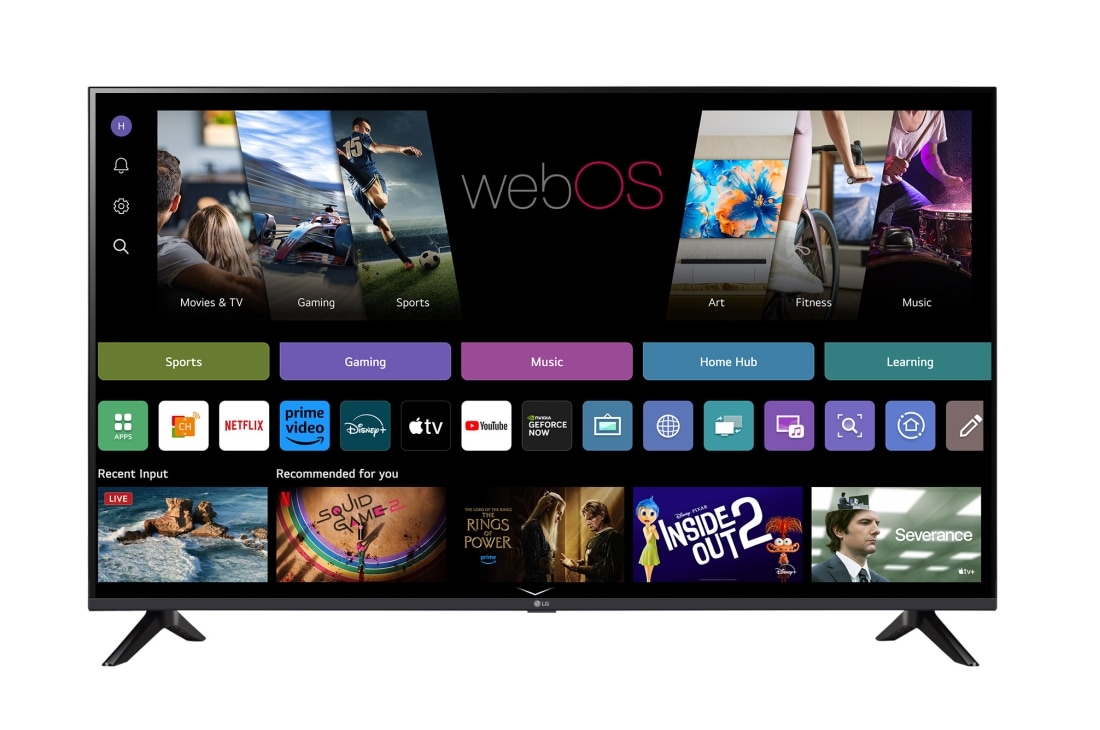 LG UHD AI UA73 de 43 inch,  4K Smart TV, 2025 , 43UA73003LA, thumbnail 3