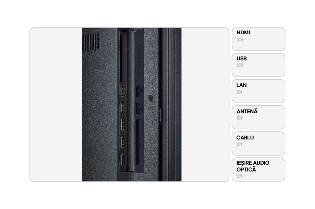 LG UHD AI UA73 de 50 inch,  4K Smart TV, 2025 , 50UA73003LA, thumbnail 2