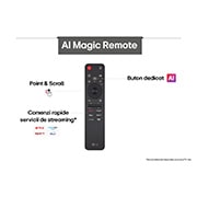 LG OLED B5 AI de 65 inch, 4K Smart TV, 2025, Procesorul alpha 8 AI Gen2 se aprinde în portocaliu și roz și din el ies fulgere colorate. Titlul transmite despre modul în care procesorul furnizează calitatea 4K, culori uimitoare și luminozitate. T, OLED65B53LA, thumbnail 5