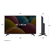 LG LR60 de 32 inch, Full HD Smart TV, size, 32LR60006LA, thumbnail 3