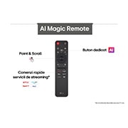 LG OLED AI B5 4K Smart TV 2025 48 inch, Procesorul alpha 8 AI Gen2 se aprinde în portocaliu și roz și din el ies fulgere colorate. Titlul transmite despre modul în care procesorul furnizează calitatea 4K, culori uimitoare și luminozitate. T, OLED48B53LA, thumbnail 5