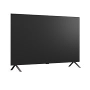 LG OLED AI B5 4K Smart TV 2025 48 inch, Vedere largă a unei sufragerii premium în nuanțe pământii. Pe perete este un LG OLED AI B5 4K Smart TV cu o ilustrație pe ecran. LG Soundbar este montat dedesubt. , OLED48B53LA, thumbnail 16