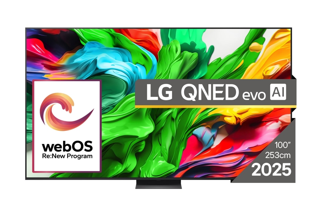 LG QNED86 evo AI de 100 inch, 4K Smart TV, 2025, 100QNED86A6