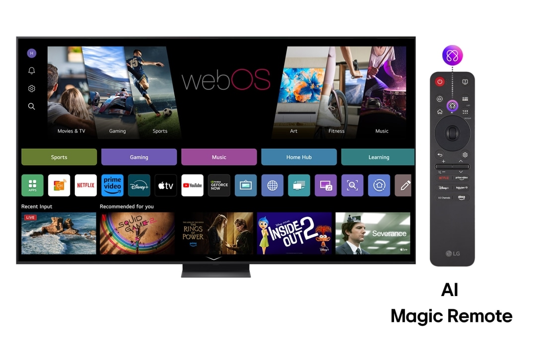 LG QNED86 evo AI de 100 inch, 4K Smart TV, 2025, 100QNED86A6, thumbnail 3