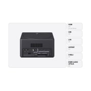 LG Televizor True Wireless LG OLED evo AI M5 de 77 inch, cu transfer video și audio 4K la 144Hz, OLED77M59LA, thumbnail 2