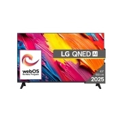 LG 43 Inch LG QNED AI QNED70 4K Smart TV 2025, front view, 43QNED70A6A, thumbnail 1