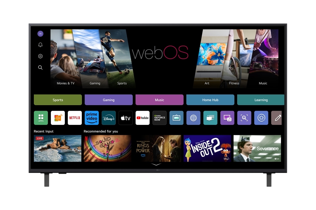 LG UHD AI UA74 de 55 inch, 4K Smart TV, 2025, 55UA74003LB, thumbnail 3