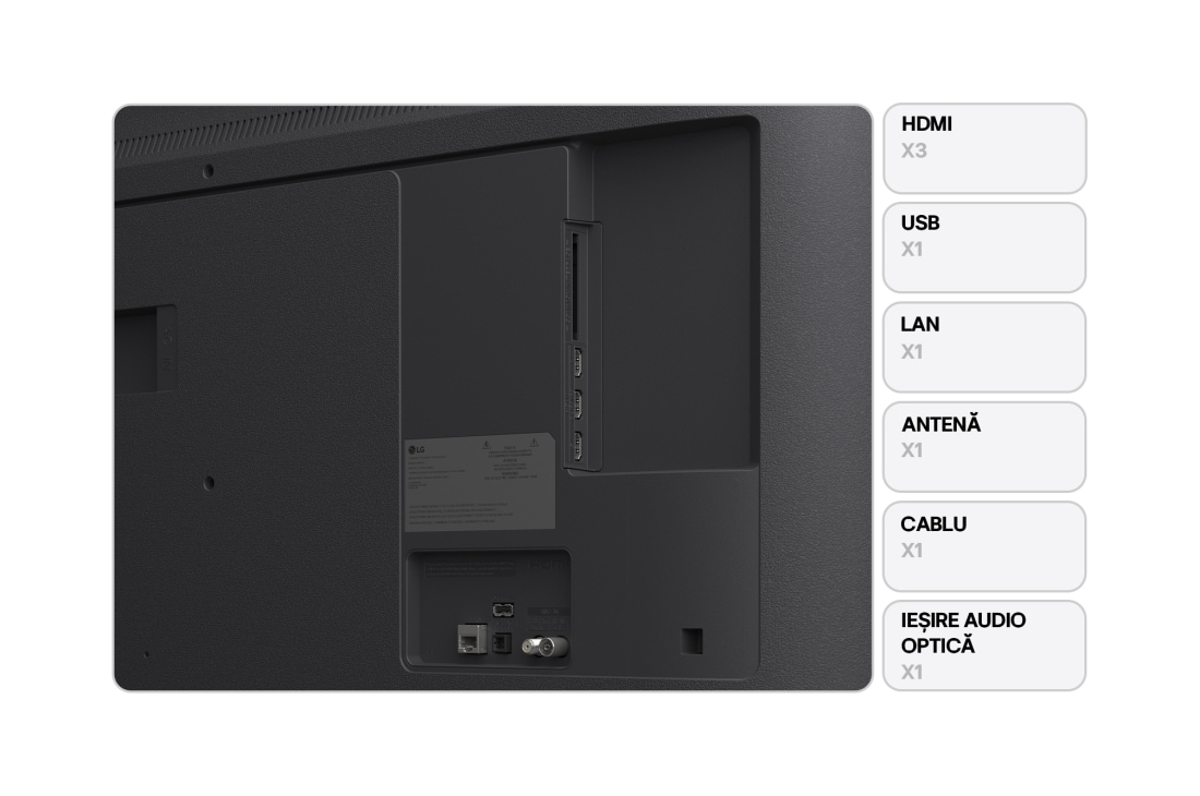 LG UHD AI UA74 de 65 inch, 4K Smart TV, 2025, 65UA74003LB, thumbnail 2