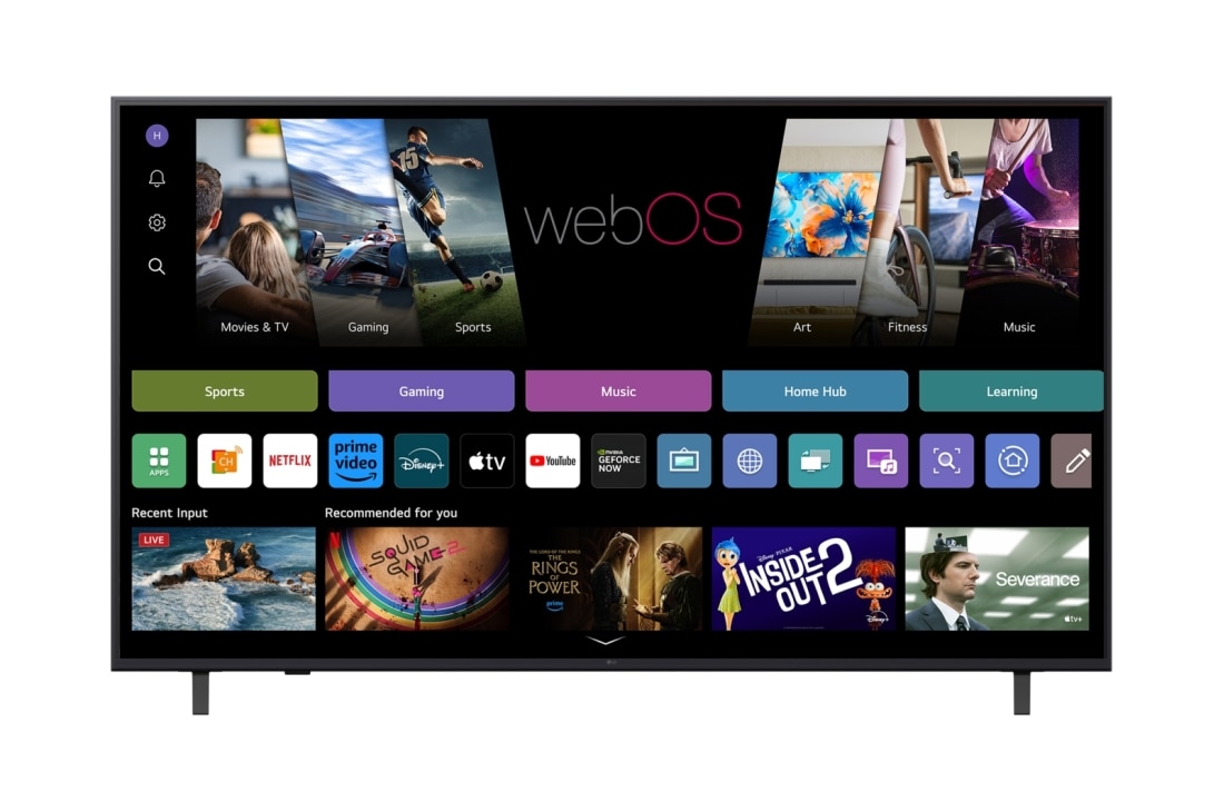 LG UHD AI UA74 de 75 inch, 4K Smart TV, 2025, 75UA74003LB, thumbnail 3