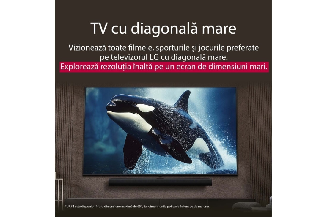 LG UHD AI UA74 de 75 inch, 4K Smart TV, 2025, 75UA74003LB, thumbnail 8