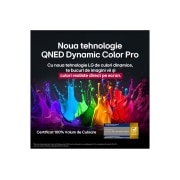 LG QNED evo AI QNED92 MiniLED 4K Smart TV 75 inci 2025, LG AI Magic Remote în fața unui ecran LG TV. Pe ecran este un mesaj de întâmpinare personalizat de la LG AI, cu cuvinte cheie personalizate, bazate pe căutările și istoricul de vizualizare al utilizat, 75QNED92A6A, thumbnail 8