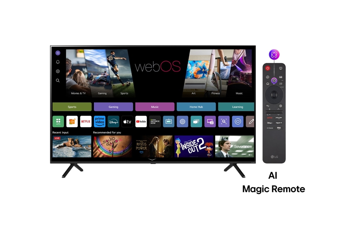 LG QNED evo AI QNED92 MiniLED 4K Smart TV 55 inci 2025, model with remote view, 55QNED92A6A, thumbnail 3