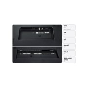 LG QNED evo AI QNED92 MiniLED 4K Smart TV 55 inci 2025, port view, 55QNED92A6A, thumbnail 2