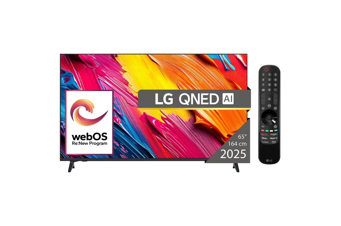 LG 65 Inch LG QNED AI QNED7E 4K Smart TV 2025, 65-tommer LG QNED AI QNED7E 4K Smart TV 2025, 65QNED7EA6B