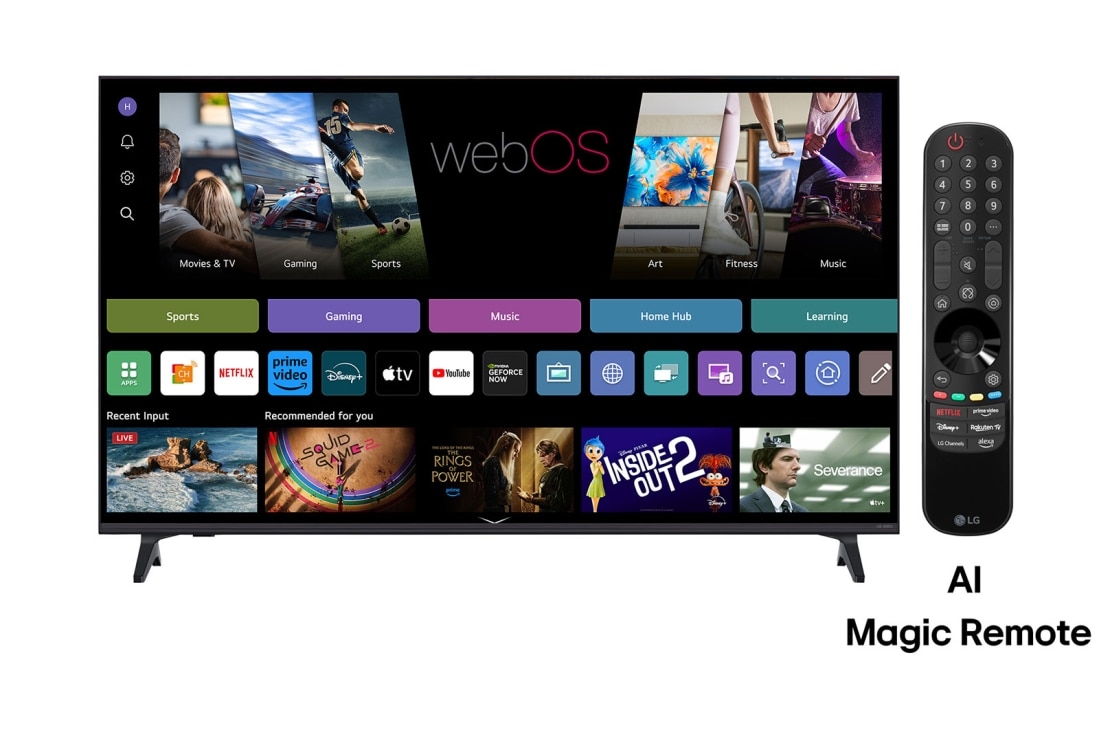 LG 86 Inch LG QNED AI QNED7E 4K Smart TV 2025, Vedere frontală a LG QNED70 TV, cu sigla LG QNED Al în colțul de sus. LG QNED TV înfățișează texturi colorate de tip tablou care se îmbină., 86QNED7EA6B, thumbnail 3