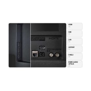 LG 86 Inch LG QNED AI QNED7E 4K Smart TV 2025, Vedere din spate a LG QNED70 TV, 86QNED7EA6B, thumbnail 2