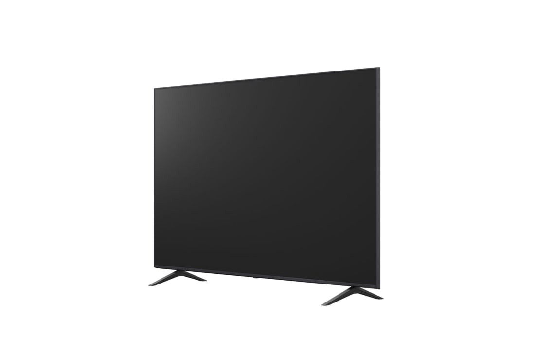 LG 75 Inch LG QNED AI QNED7E 4K Smart TV 2025, Vedere frontală și vedere laterală a LG QNED AI QNED70 4K Smart TV care arată lungimea, lățimea, înălțimea și adâncimea., 75QNED7EA6B, thumbnail 17