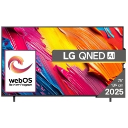 75-tommer LG QNED AI QNED7E 4K Smart TV 20252