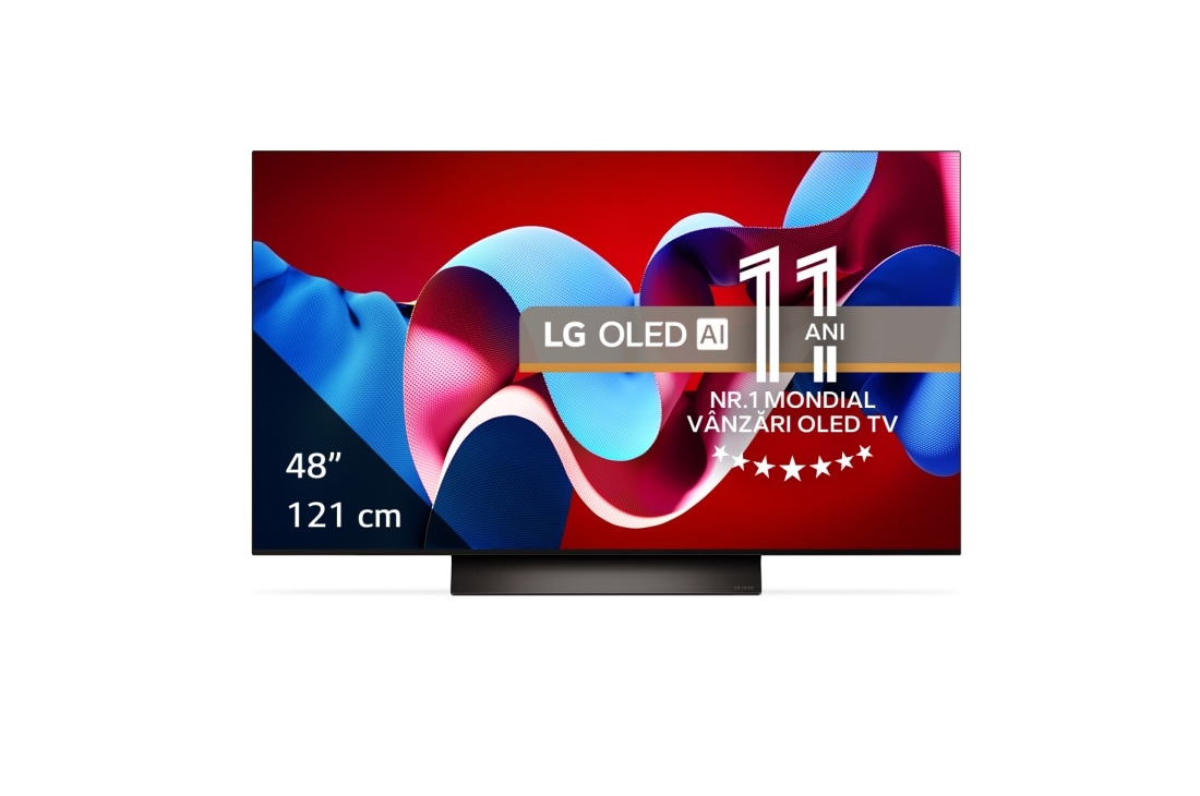 LG OLED evo AI C4 de 48'', 4K Smart TV, Front view, OLED48C42LA, thumbnail 2