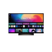 LG OLED evo AI C4 de 48'', 4K Smart TV, Vedere din spate cu porturi și informații despre conexiuni, OLED48C42LA, thumbnail 5