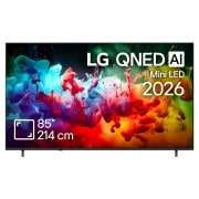 LG 85 inch LG QNED70 AI Mini LED 4K Smart TV 2026, 85QNED70B3A, thumbnail 1