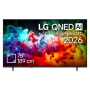 LG 75 inch LG QNED70 AI Mini LED 4K Smart TV 2026, 75QNED70B3A, thumbnail 1