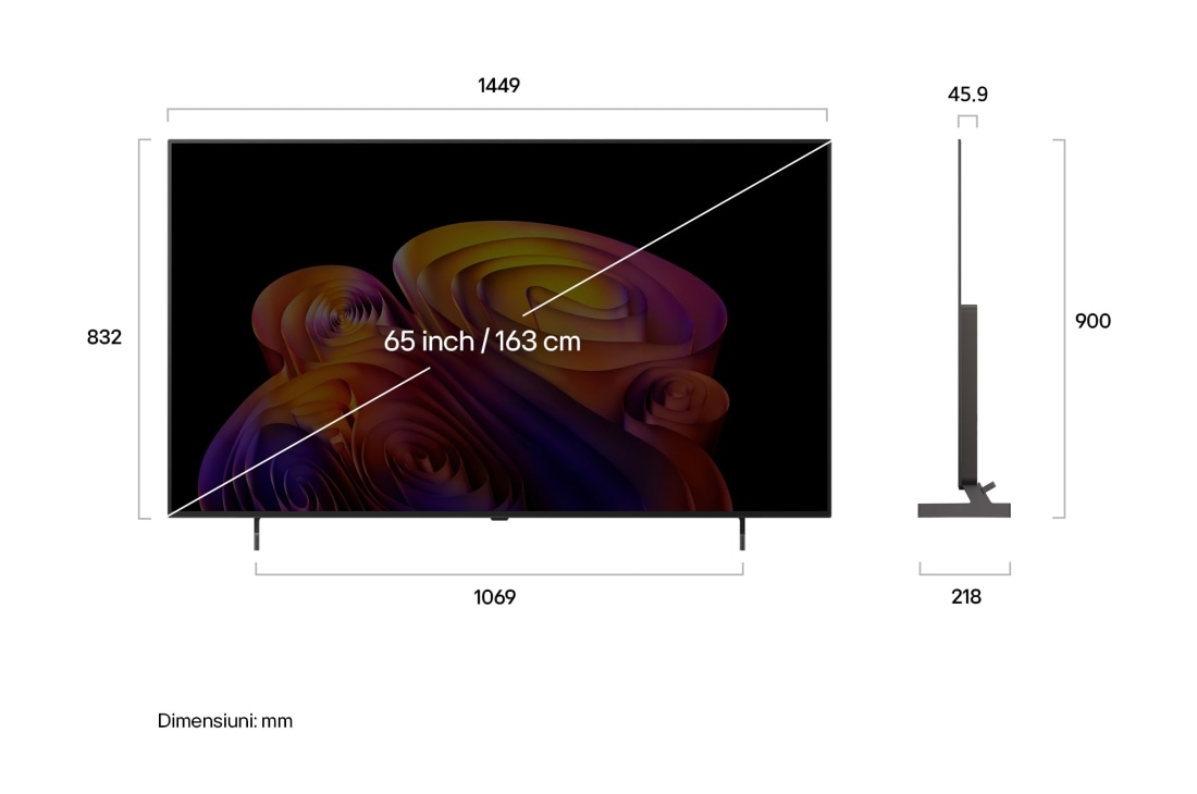 LG 65 inch LG OLED AI B6E 4K Smart TV 2026, OLED65B6ELC, thumbnail 3