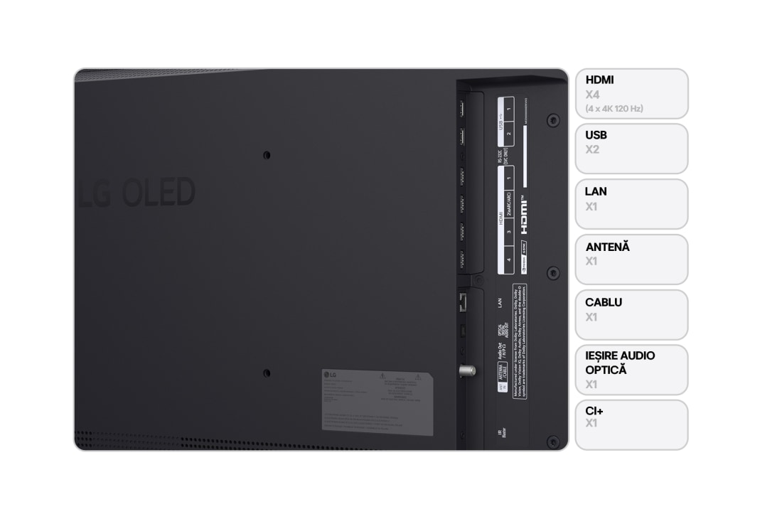 LG 42 inch LG OLED evo AI C6 4K Smart TV 2026, OLED42C6ELB, thumbnail 2