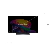 LG 48 inch LG OLED evo AI C6 4K Smart TV 2026, OLED48C6ELB, thumbnail 3