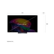 LG 77 inch LG OLED evo AI C6 4K Smart TV 2026, OLED77C6ELB, thumbnail 3