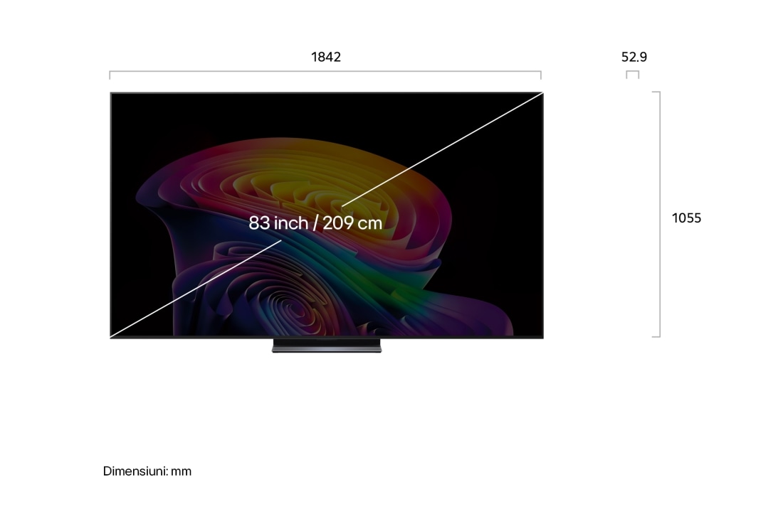LG 83 inch LG OLED evo AI C6 4K Smart TV 2026, OLED83C6ELB, thumbnail 3