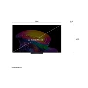 LG 83 inch LG OLED evo AI C6 4K Smart TV 2026, OLED83C6ELB, thumbnail 3