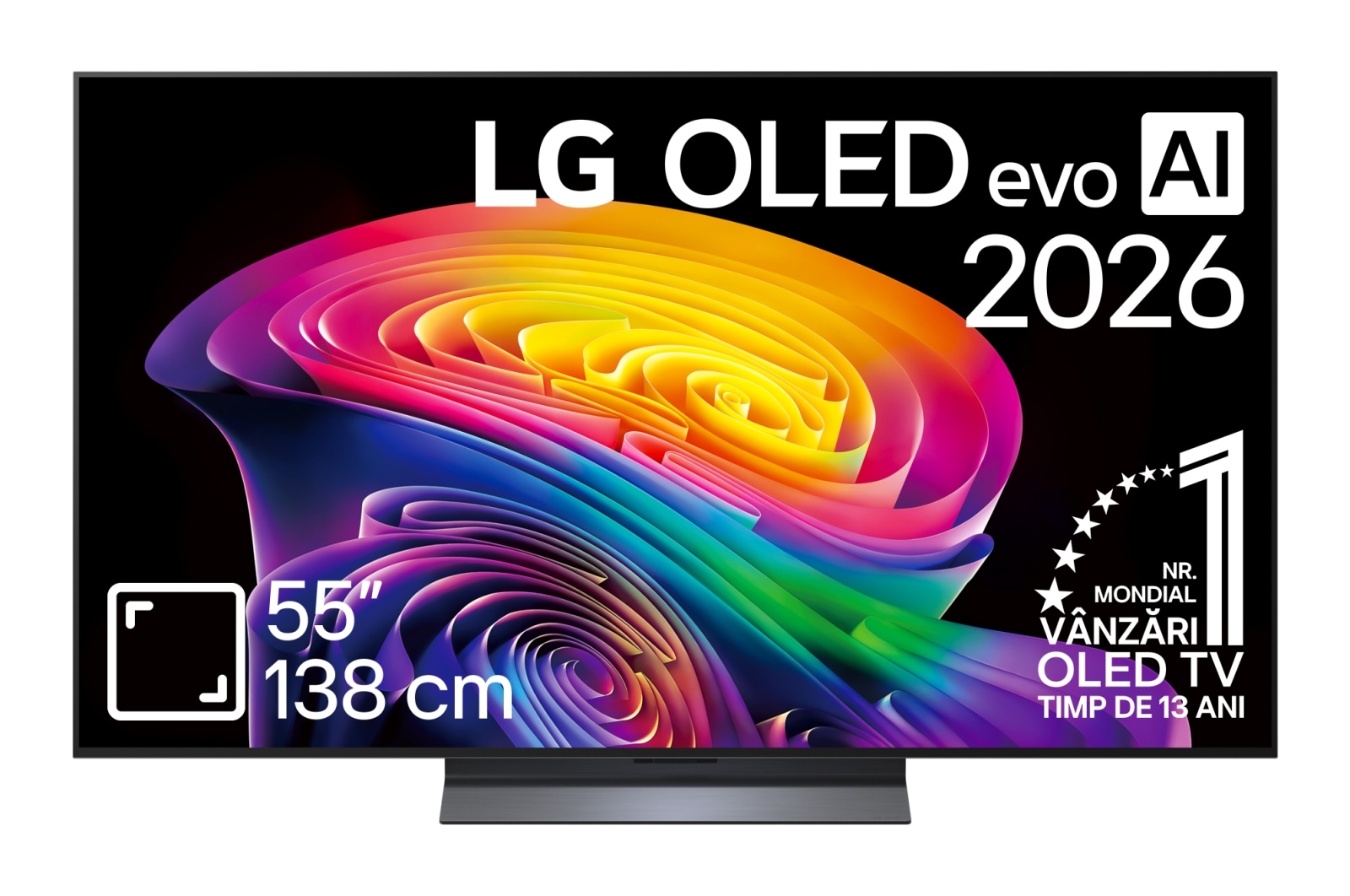 55 inch LG OLED evo AI C6 4K Smart TV 2026 LG RO