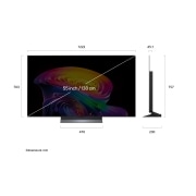 LG 55 inch LG OLED evo AI C6 4K Smart TV 2026, OLED55C61LA, thumbnail 3