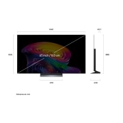 LG 65 inch LG OLED evo AI C6E 4K Smart TV 2026, OLED65C61LA, thumbnail 3