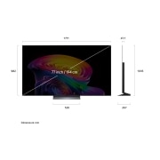 LG 77 inch LG OLED evo AI C6E 4K Smart TV 2026, OLED77C61LA, thumbnail 3